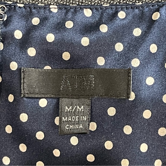 ATM Anthony Thomas Melillo Strappy Flounce Silk Polka Dot Dress Size M - Picture 8 of 8